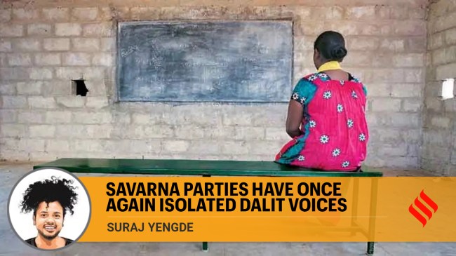 dalit community, Dalit atrocities, isolated Dalit voices, Savarna parties, Vanchit Bahujan Aghadi (VBA), Prakash Ambedkar, editorial, Indian express, opinion news, indian express editorial
