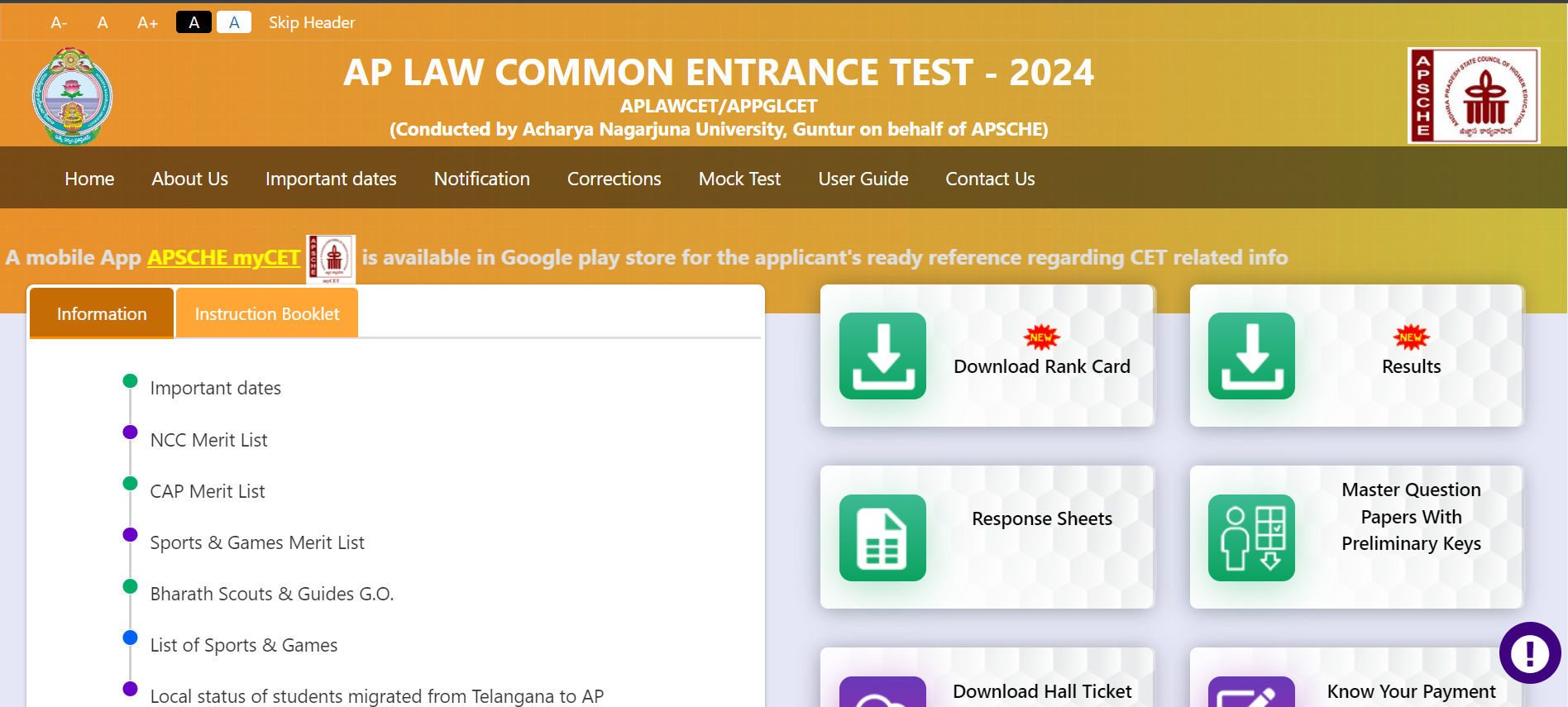 AP LAWCET 2024 Result Released, Score Card At Cets.apsche.ap.gov.in ...