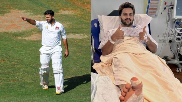 Shardul Thakur foot surgery 2024