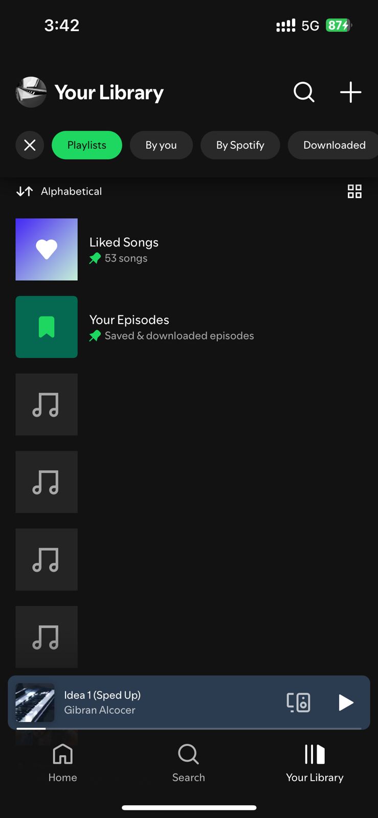 Spotify playlists vanished