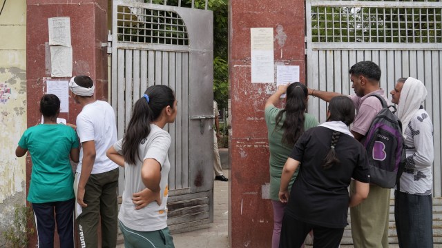 Accused in the NEET-UG case in Patna on Sunday