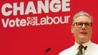 UK Labour leader Keir Starmer says he'll end the era of 'gestures and gimmicks' if he wins power