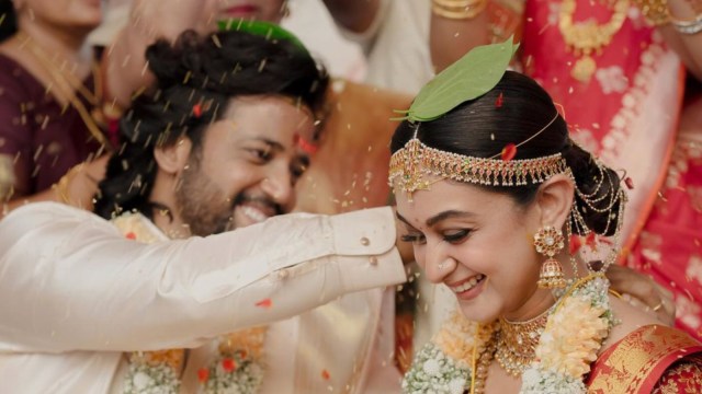 Umapathy tying the knot on Aishwarya Arjun (Image_ Instagram_Aishwarya)