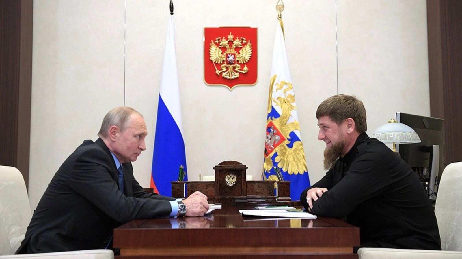 President of Russia and head of Ramzan Kadyrov