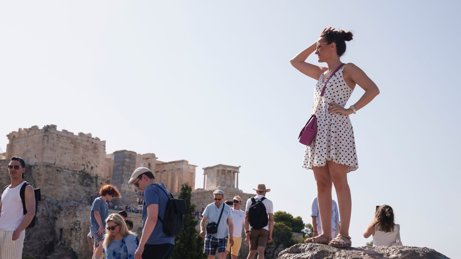 Greece shuts schools and Acropolis as heatwave hits