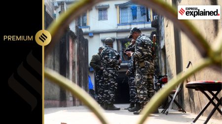 Enforcement Directorate (ED) conducting a search at a TMC MLA's residence earlier in 2024.