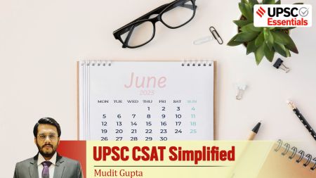 UPSC CSAT Simplified Calendars part 1 Mudit Gupta