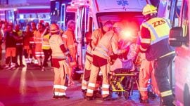 Czech city of Pardubice, train collision, several killed, Fire Rescue services