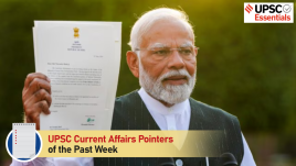 UPSC Current Affairs Pointers of the past week | June 3 to June 9, 2024