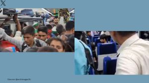 Ticketless passengers crowd Vande Bharat Express (Image source: @architnagar/X)