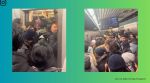 Overcrowded metro in Canada (Image source: @battrytings/Instagram)