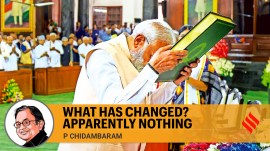 What has changed Apparently nothing copy In the first session of Parliament, save the election of the Speaker and the President’s Address, there was no substantive business.