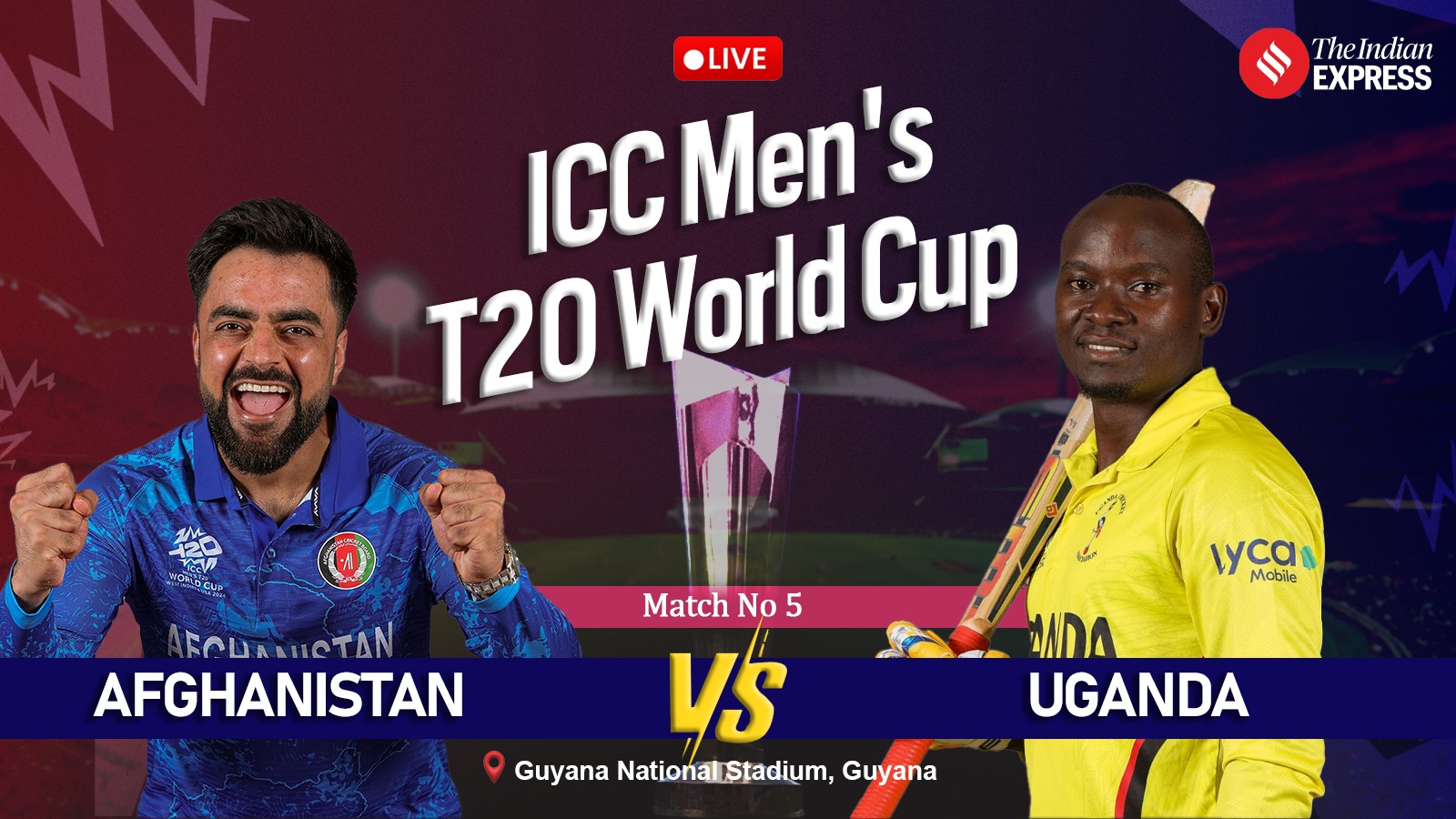 UGA bowls first against AFG in T20 World Cup 2024 match, live score updates from Guyana | Cricket News