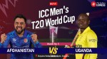 AFG vs UG Live Score, T20 World Cup Match Today: Get Afghanistan vs Uganda Live Updates at Providence Stadium in Guyana