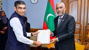 Maldives President Mohamed Muizzu has accepted the invitation to attend Prime Minister-designate Narendra Modi’s swearing-in ceremony on Sunday. (X/@presidencymv)