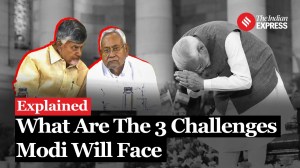 What are the three challenges that Narendra Modi faces now? Neerja Chowdhury explains