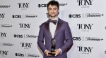 Daniel Radcliffe poses with his Tony award