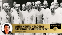 Jawaharlal Nehru with members of the interim government in 1946. (Image source: Wikipedia )