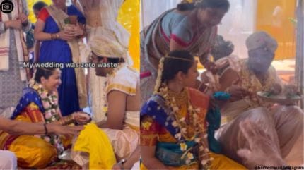 Bride's Instagram video showcasing zero-waste wedding goes viral