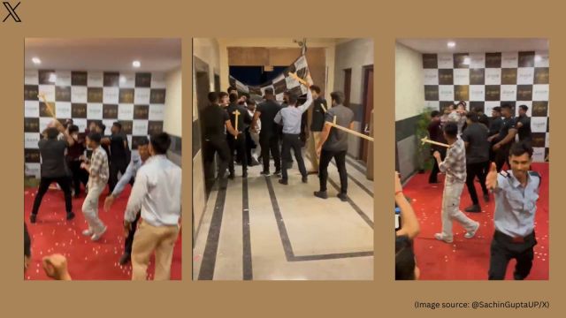 Fight erupts at a popular nightclub in Agra