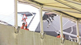 airport_bb33da delhi airport roof collapse, roof collapse death, cab driver, Indira Gandhi International Airport, Delhi airport news, delhi airport T1 terminal, Indian express news