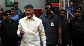 Andhra Pradesh Chief Minister-designate N Chandrababu Naidu will be sworn in at 11.27 am on June 12 near Kesarapalli IT Park at Gannavaram in Krishna district, the Chief Minister's Office said.