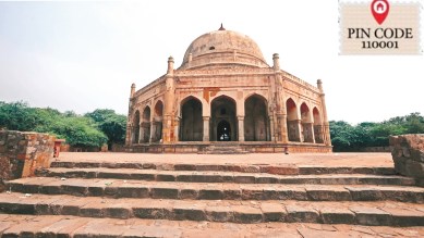Adham Khan tomb, Adham Khan tomb location, Adham Khan tomb history, Mehrauli, Bhool Bhulaiyya, Delhi’s historic Mehrauli, historic monuments in Mehrauli, Qutub Minar, delhi monuments, Adham Khan tomb, Indian express news