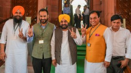 Bhagwant Mann at Parliament House