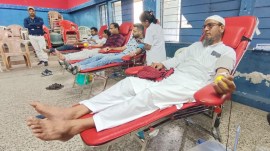 For the last 15 years, the MSM has held blood donation camps on Eid Al-Adha, appealing to Muslims to donate blood instead of sacrificing animals. (Express Photo by Chandan Haygunde)