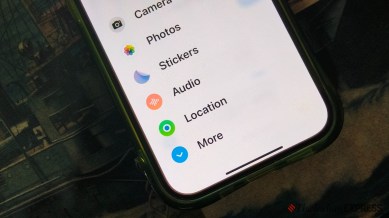 iPhone audio message