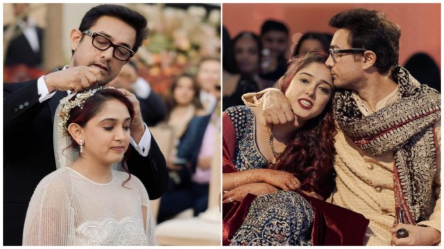 Ira Khan wished Aamir Khan on Father's day by sharing an unseen video from her wedding.