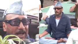 jackie shroff yoga day