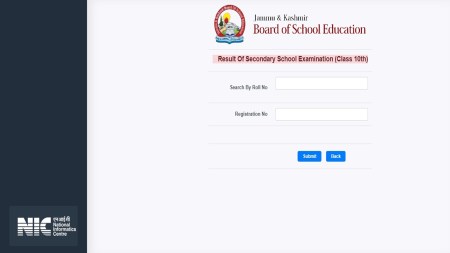 JKBOSE 10th result link active