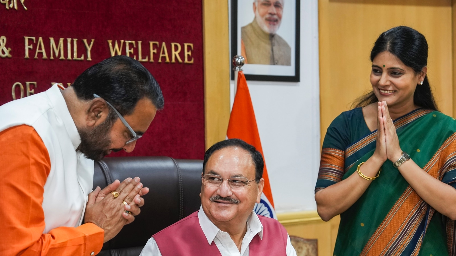 J P Nadda Takes Charge Of Union Health Ministry, Tells Officials To ...