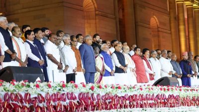 Modi Cabinet 2024 Live: The 72-member Union Council of Ministers which was administered the oath of office by President Droupadi Murmu included 30 Cabinet Ministers and 5 Ministers of State (independent charge). (X/@narendramodi)