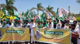 Kangana Ranaut slap incident, farmers rally supporting CISF constable