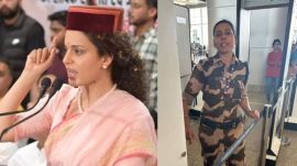 BJP MP Kangana Ranaut took to Instagram on Friday morning and said that CISF constable Kulwinder Kaur's actions were politically motivated. (File Image)
