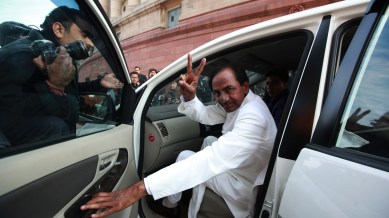 Telegu textbooks KCR