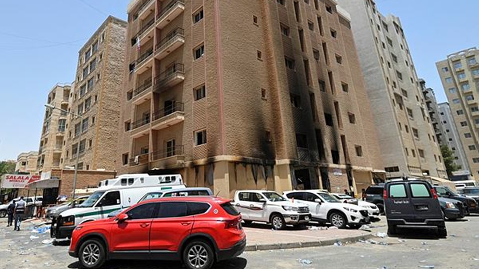 Kuwait building fire