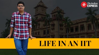 Life in an IIT: As part of the social service club at IIT BHU Varanasi, the students go to nearby colonies (basti) and teach the underprivileged.