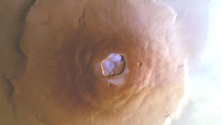 Mars volcano frost University of Bern