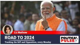 While the BJP's high-voltage, polarising campaign united the Opposition, the ruling party entirely banked on PM Modi. (Express photo by Nirmal Harindran)