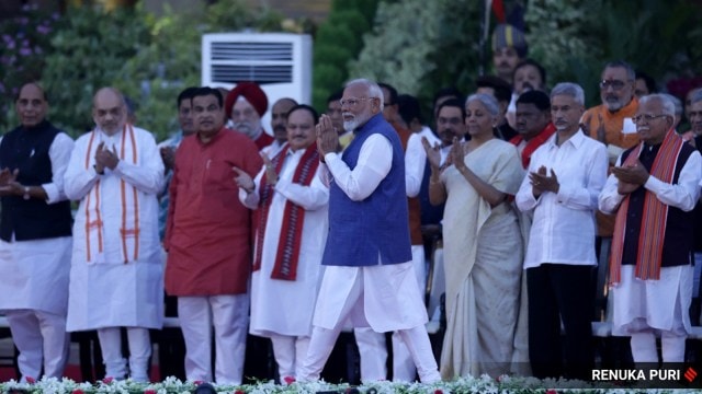 modi swearing in, modi 3.0 cabinet, modi govt 2019 vs 2024