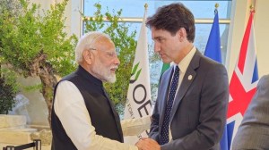 PM Narendra Modi with his Canadian counterpart Justin Trudeau at the G7 Summit. (Photo: Narendra Modi/ X)