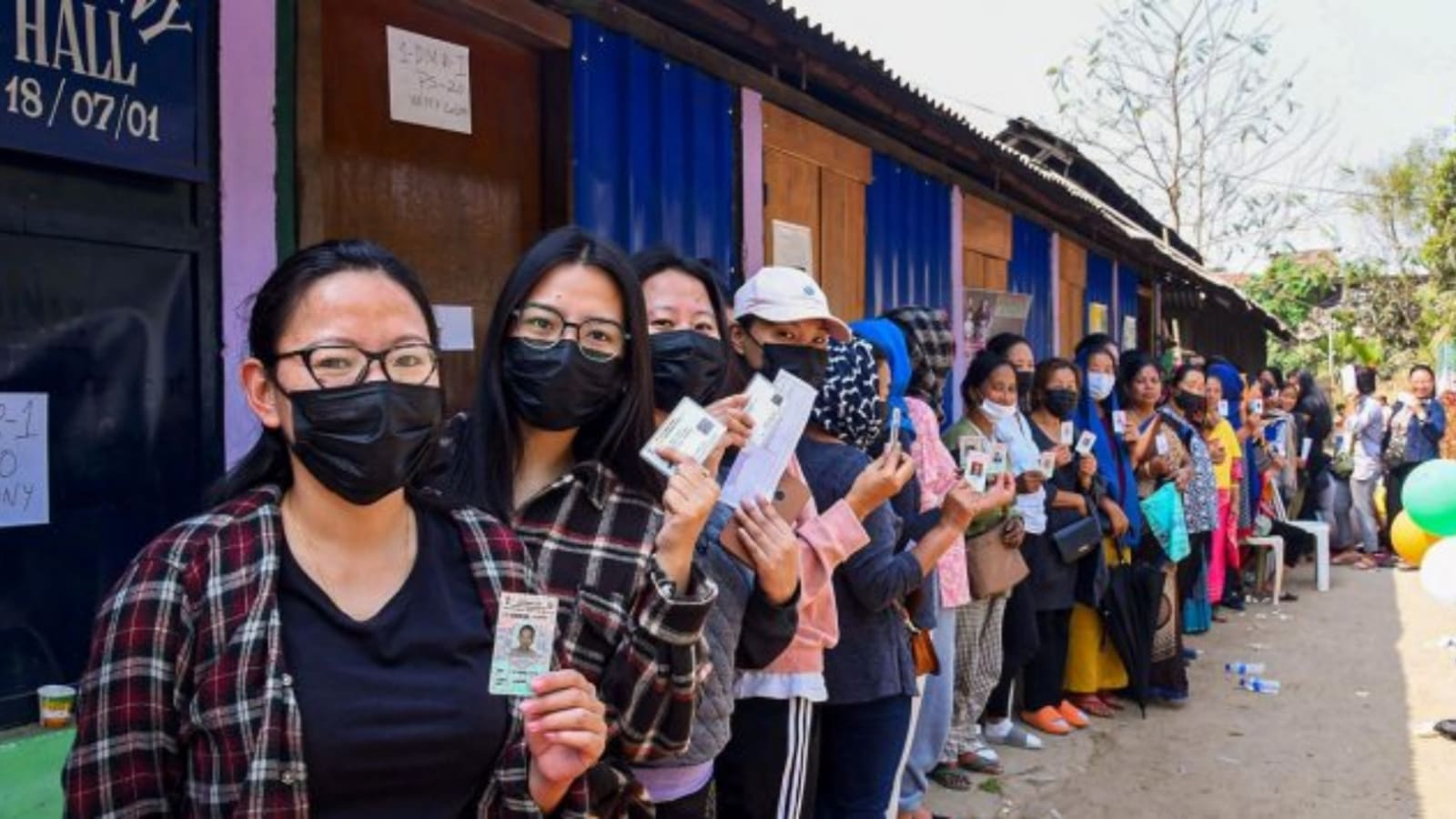 Voting underway for historic civic body polls in Nagaland