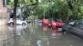 delhi rains Nizamuddin