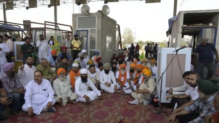 The Kisan Mazdoor Morcha (KMM) on Thursday announced a series of mass movements across Punjab and other parts of the country against what it termed as “anti-farmer” and “anti-worker” laws and policies of the central and Punjab governments. The decisions were taken at a meeting held at Kisan Bhawan, Chandigarh on Thursday. The announcement followed an inconclusive meeting between the Punjab chapter of KMM and the Punjab government officials at Punjab Bhawan on Wednesday, after which a follow-up meeting was convened at Gurdwara Amb Sahib, Mohali, under the chairmanship of Manjit Singh Rai, Sarwan Singh Pandher, coordinator of KMM, said. (File)