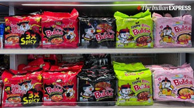 ramen, korean noodles