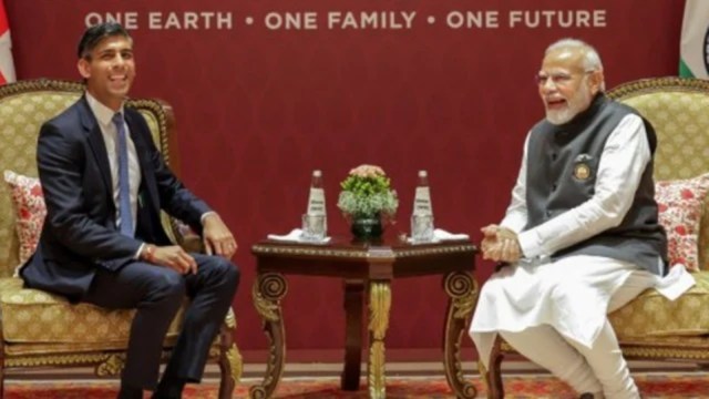 PM Rishi Sunak congratulates PM Modi over Lok Sabha election results.