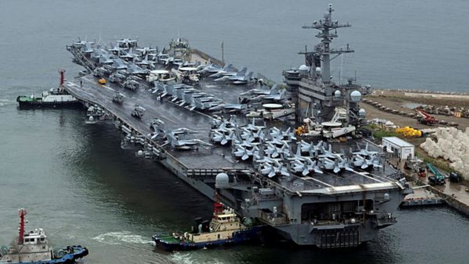 US aircraft carrier arrives in South Korea as a show of force against ...